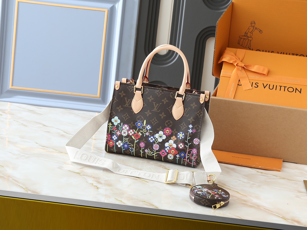 61$ LV Onthego Monogram size 34x26x13 cm 25x19x11 cm 235670 BR1982 gallery
