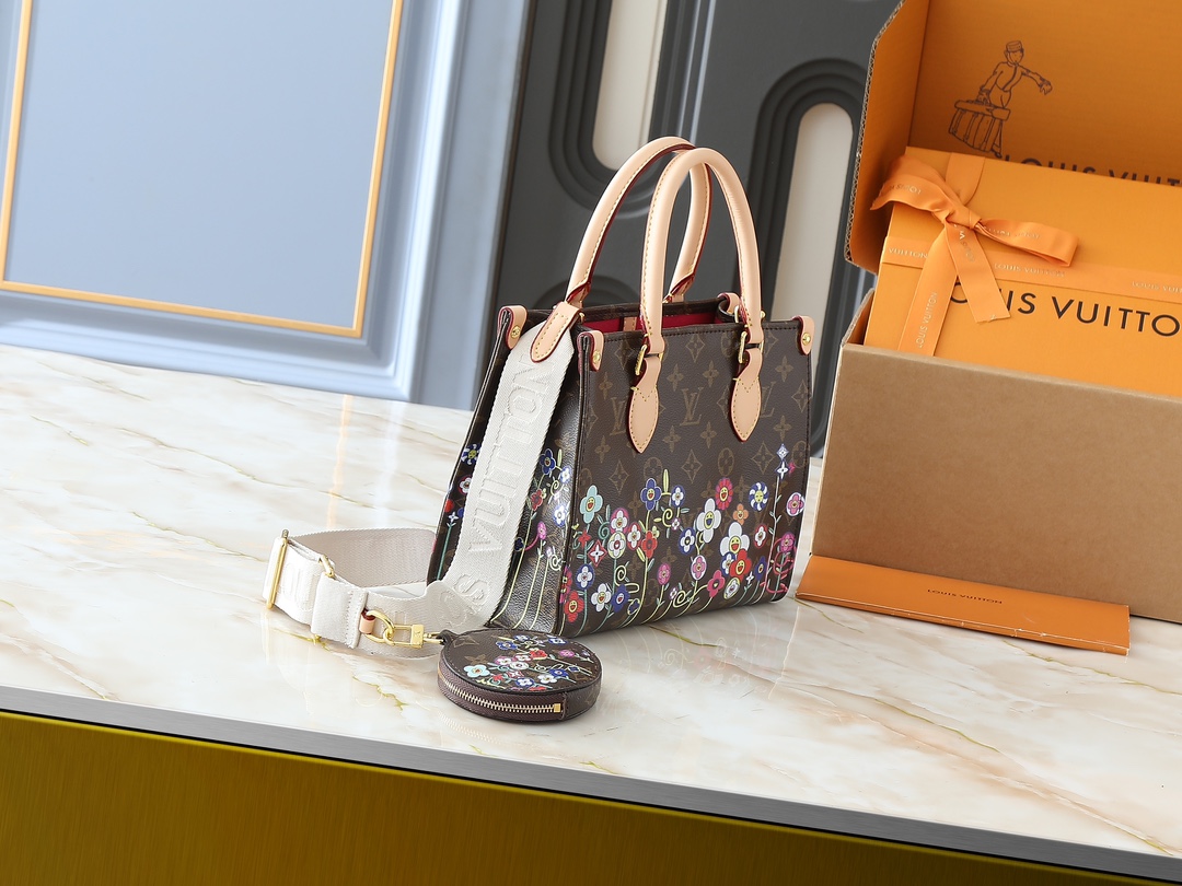 61$ LV Onthego Monogram size 34x26x13 cm 25x19x11 cm 235670 BR1982 gallery