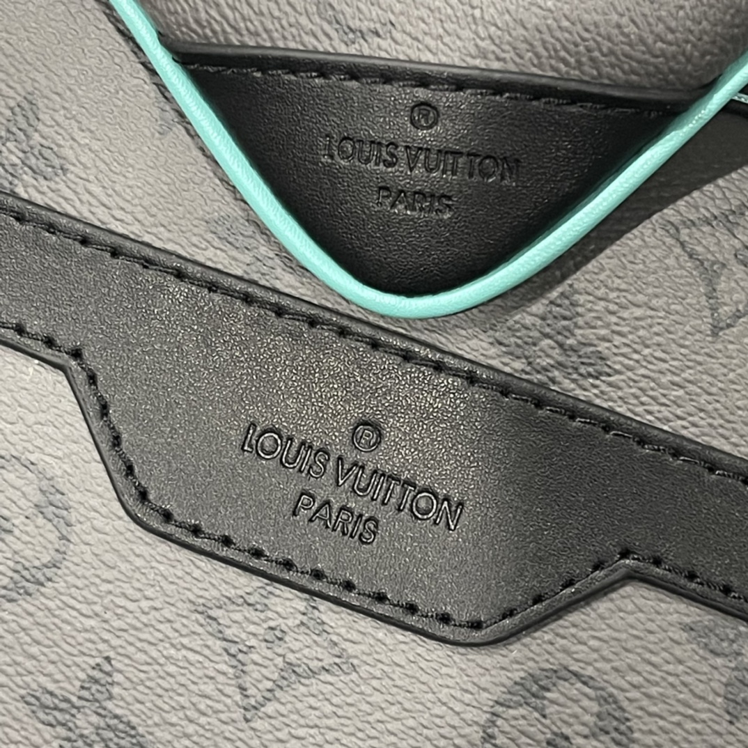 63$ LV Monogram Eclipse Shoulder bag size 25X18X7 cm 636800 BR2136 gallery