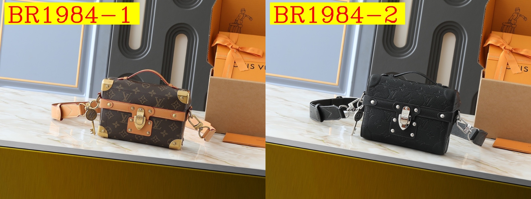 64$ LV Pharrell Williams LV Colorado size 19x15x7 cm 744070 BR1984 gallery