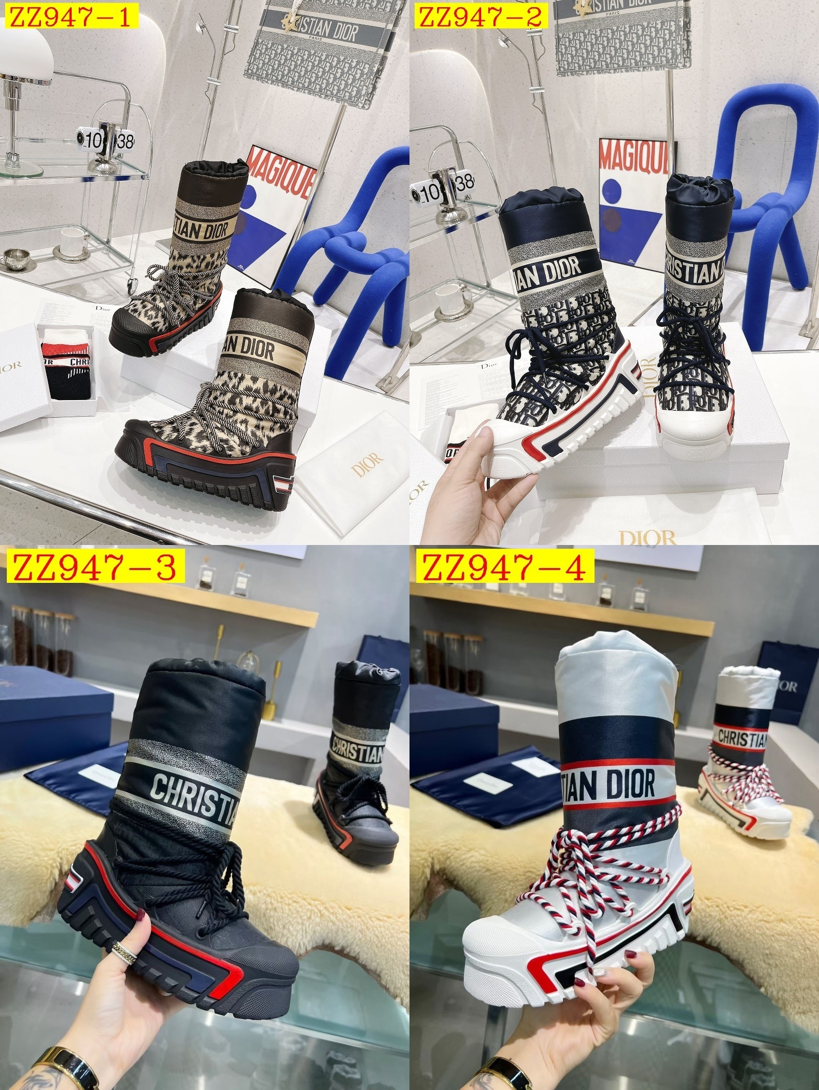 106$ Top Quality Dior Alps Oblique Size 35-40 152660 ZZ947 gallery