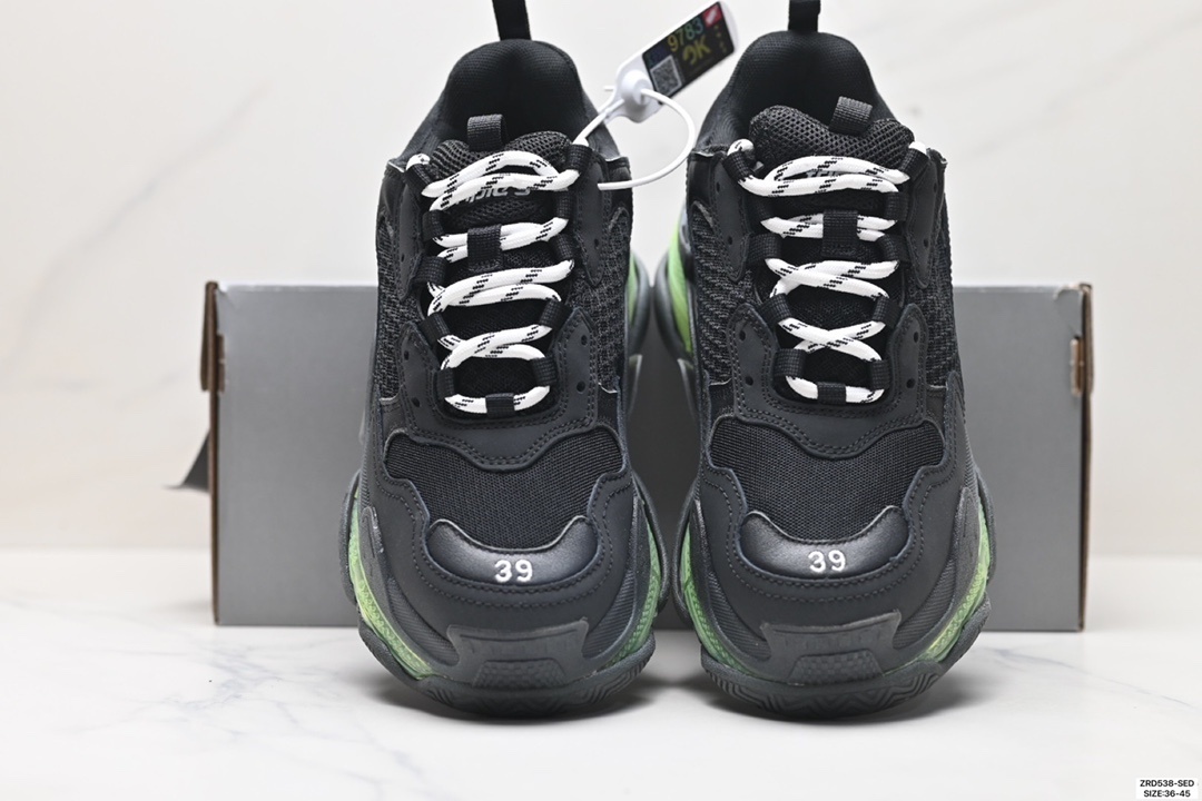 112$ Top Quality Balenciaga Triple S Clear Sole size 36-45 957840 QT526 gallery