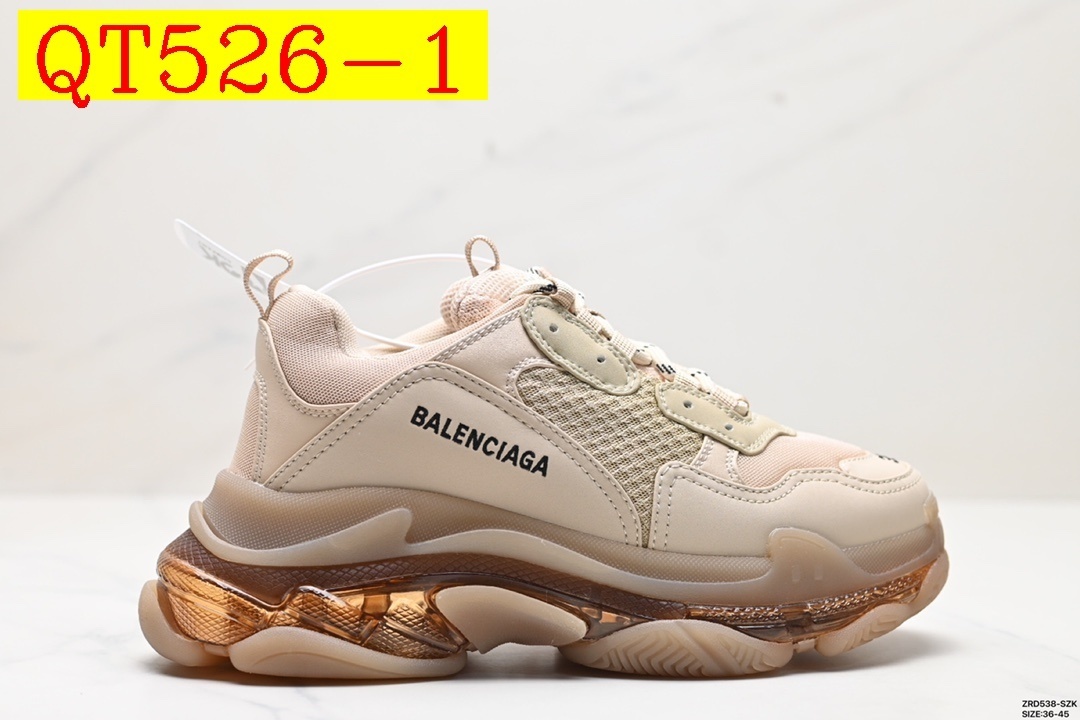 112$ Top Quality Balenciaga Triple S Clear Sole size 36-45 957840 QT526 gallery