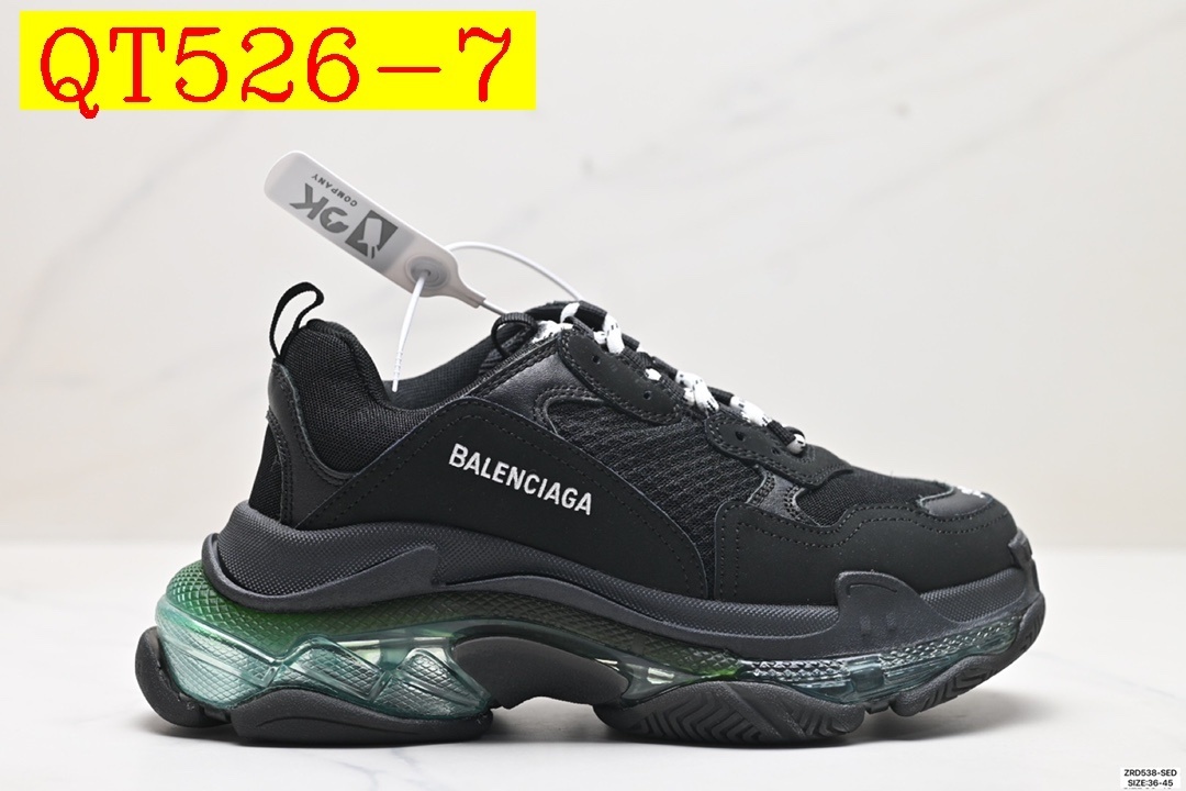 112$ Top Quality Balenciaga Triple S Clear Sole size 36-45 957840 QT526 gallery