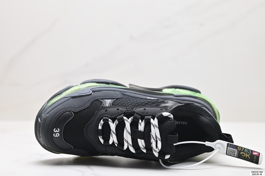112$ Top Quality Balenciaga Triple S Clear Sole size 36-45 957840 QT526 gallery