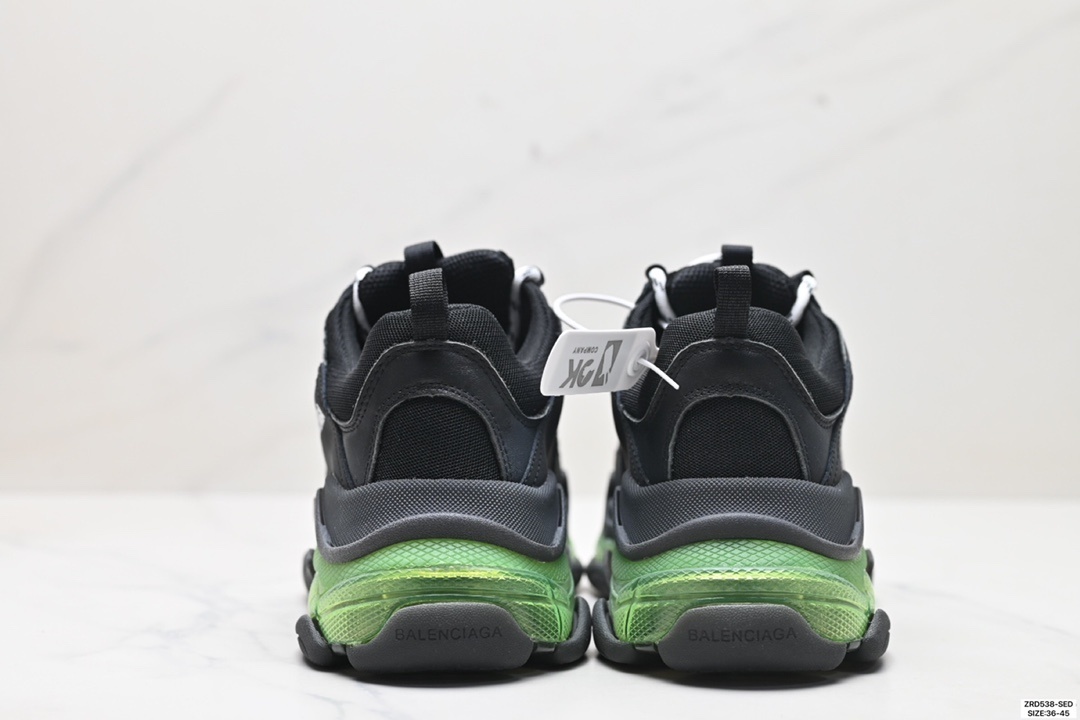 112$ Top Quality Balenciaga Triple S Clear Sole size 36-45 957840 QT526 gallery