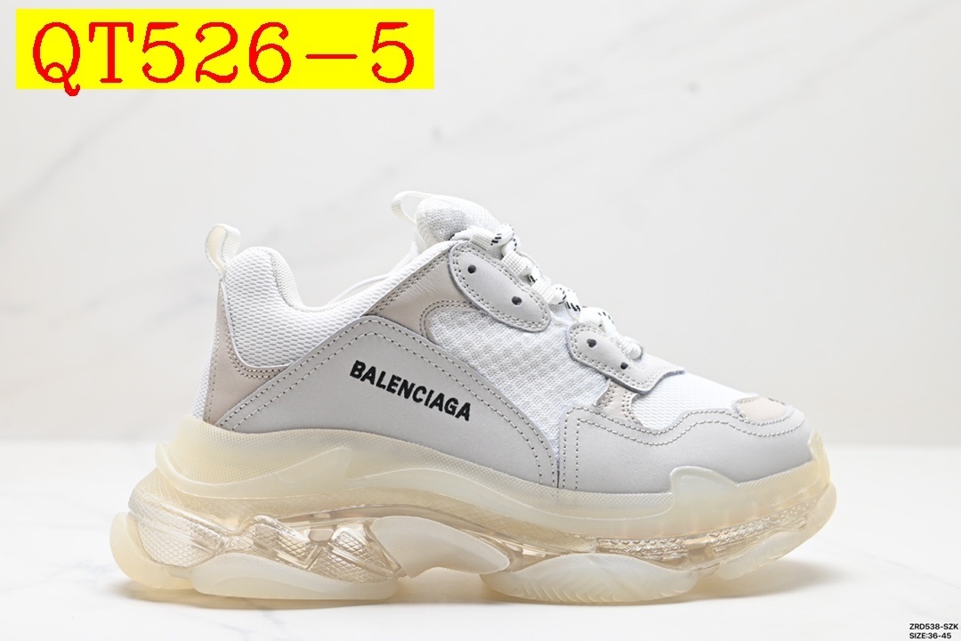 112$ Top Quality Balenciaga Triple S Clear Sole size 36-45 957840 QT526 gallery