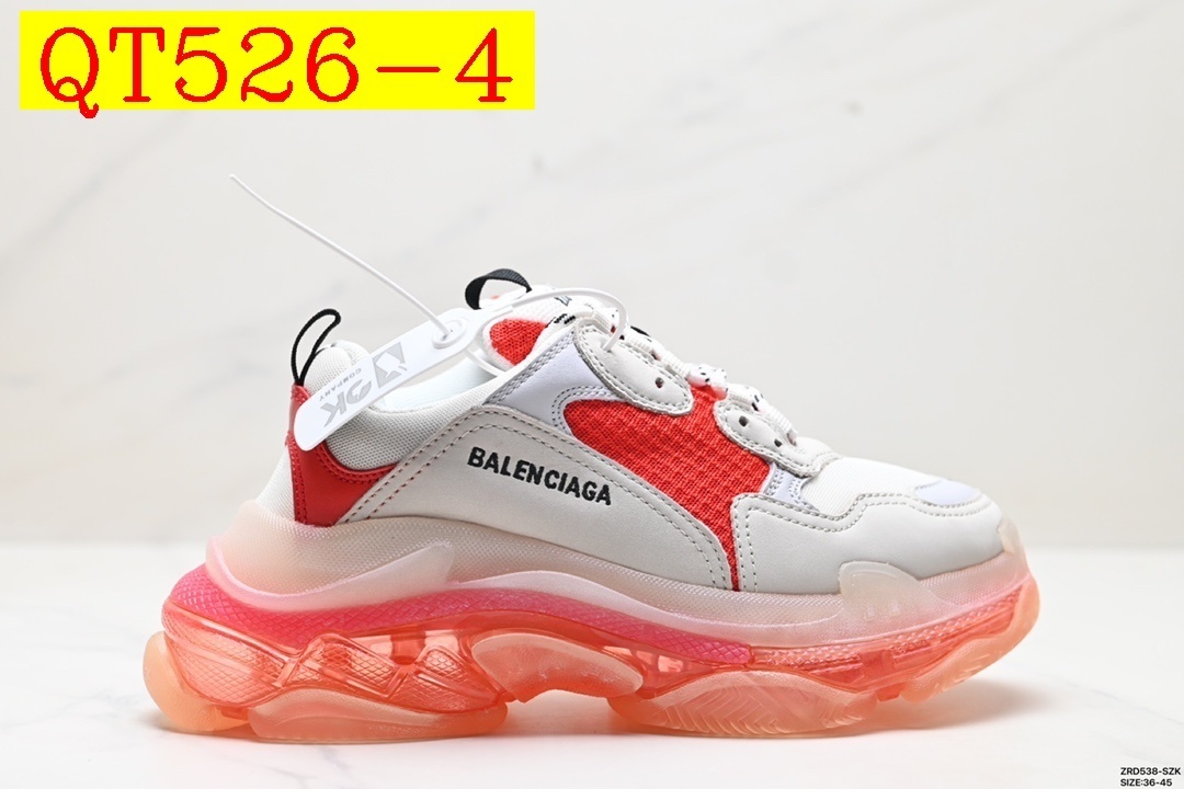 112$ Top Quality Balenciaga Triple S Clear Sole size 36-45 957840 QT526 gallery