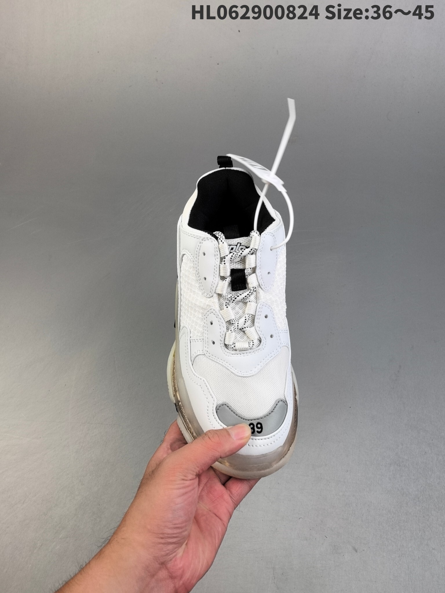 119$ Top Quality Balenciaga Triple S Clear Sole size 36-45 252840 MZ1063 gallery