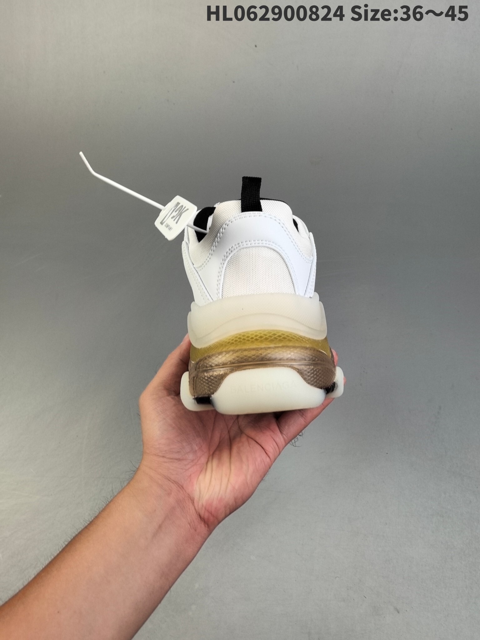 119$ Top Quality Balenciaga Triple S Clear Sole size 36-45 252840 MZ1063 gallery
