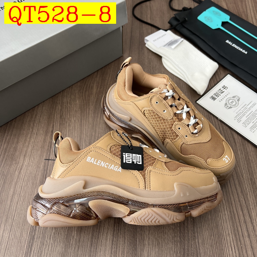 126$ Top Quality Balenciaga Triple S Clear Sole size 36-45 576070 QT528 gallery