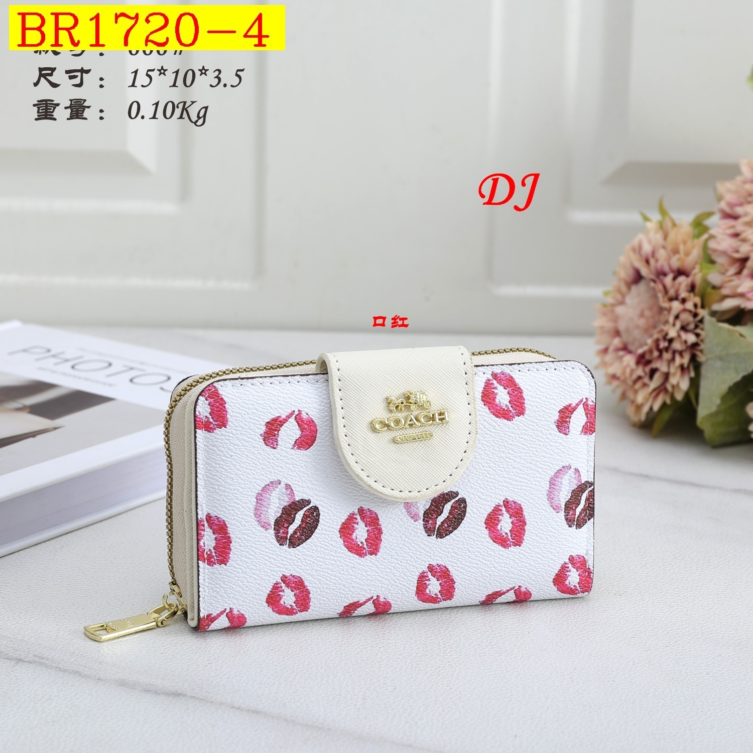 16$ COACH 666 Wallet size 15x10x3 cm 3550 BR1720 gallery