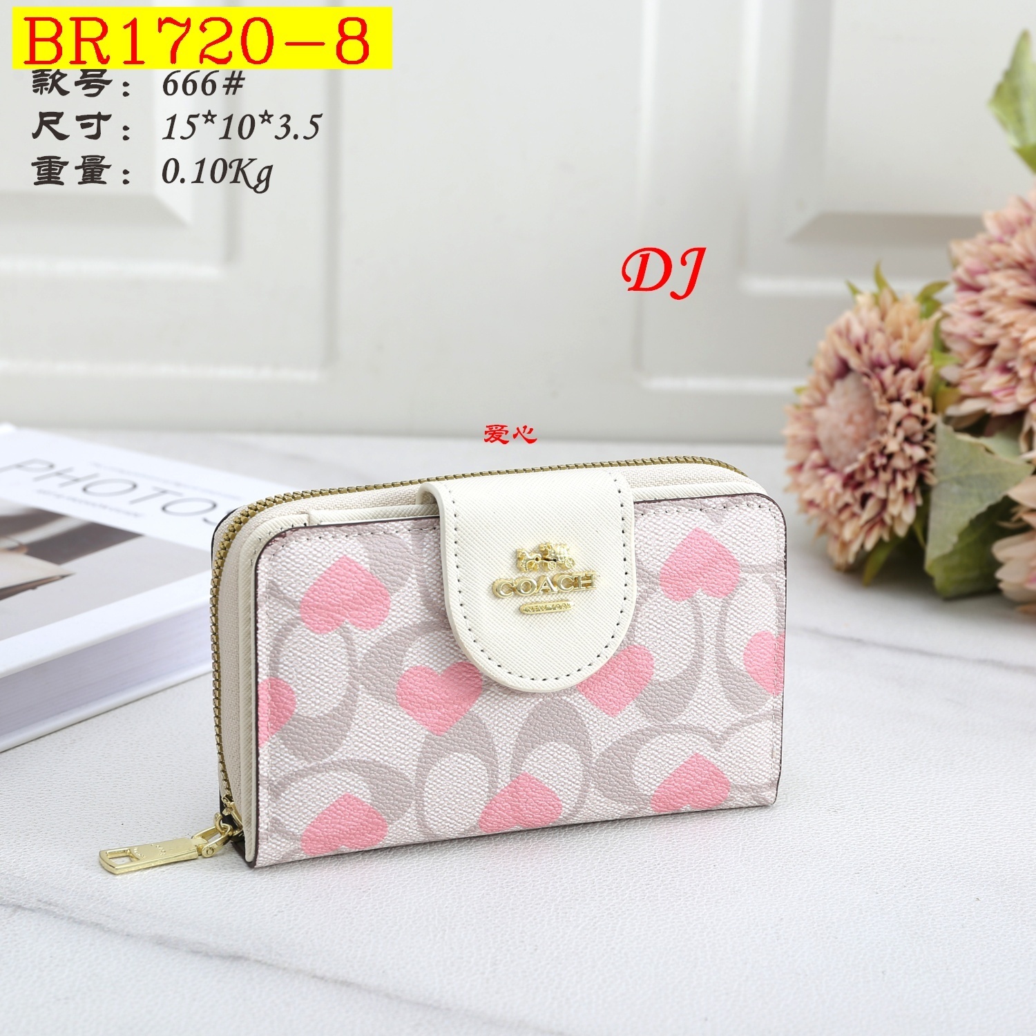 16$ COACH 666 Wallet size 15x10x3 cm 3550 BR1720 gallery