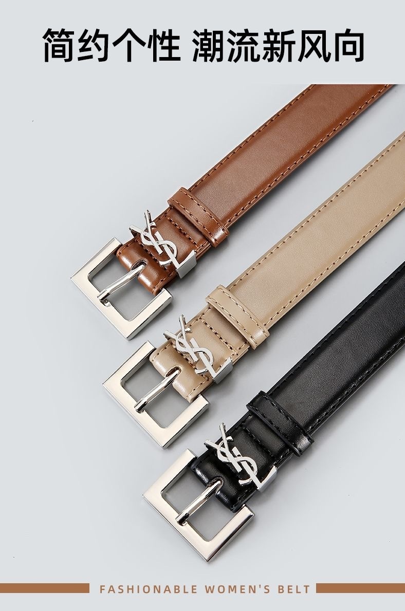 17$ new_dh YSL belt SIZE 95 100 105 110 115CM Width 3cm 80524611069 ZZ71 gallery