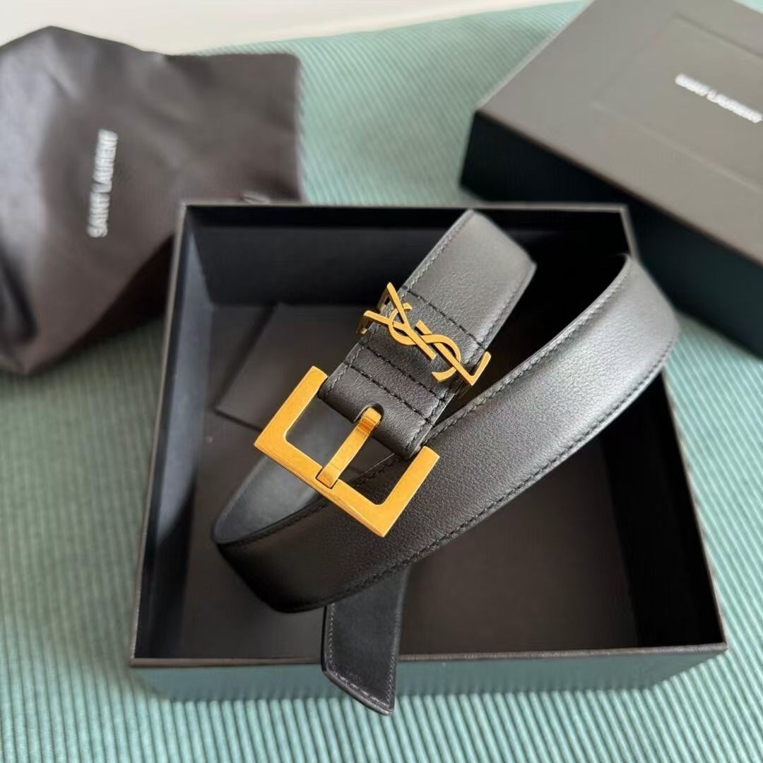 17$ new_dh YSL belt SIZE 95 100 105 110 115CM Width 3cm 80524611069 ZZ71 gallery