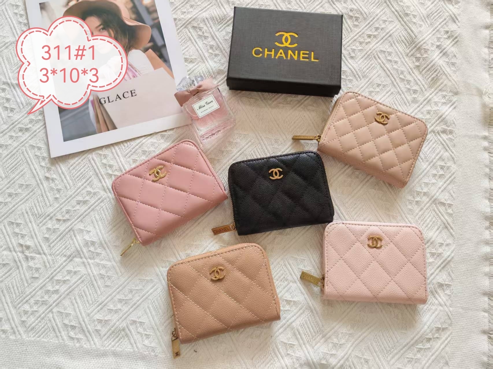 19$ CHANEL 311 Wallet size 13x10x3 cm 0572 BY2993 gallery