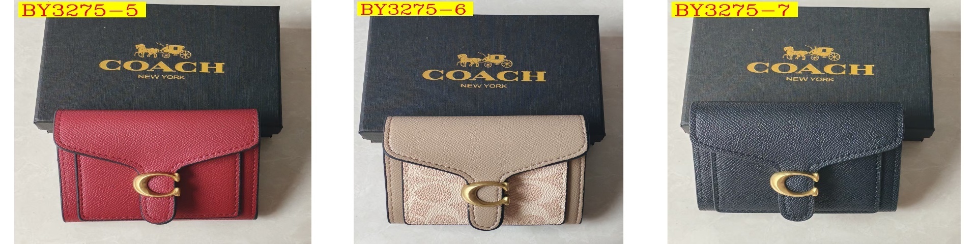 19$ Coach 330 Wallet size 12x9x3 cm 1534 BY3275 gallery