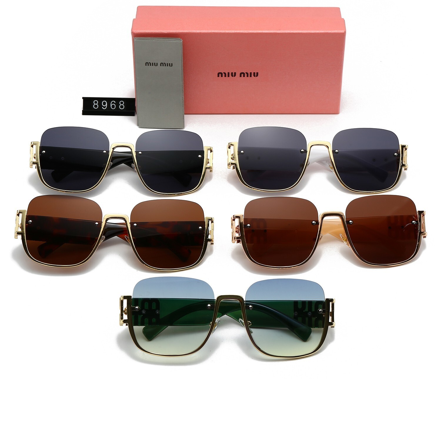19$ miumiu 8968 Polarizer Sunglassess With Box 8544 FF1361 gallery