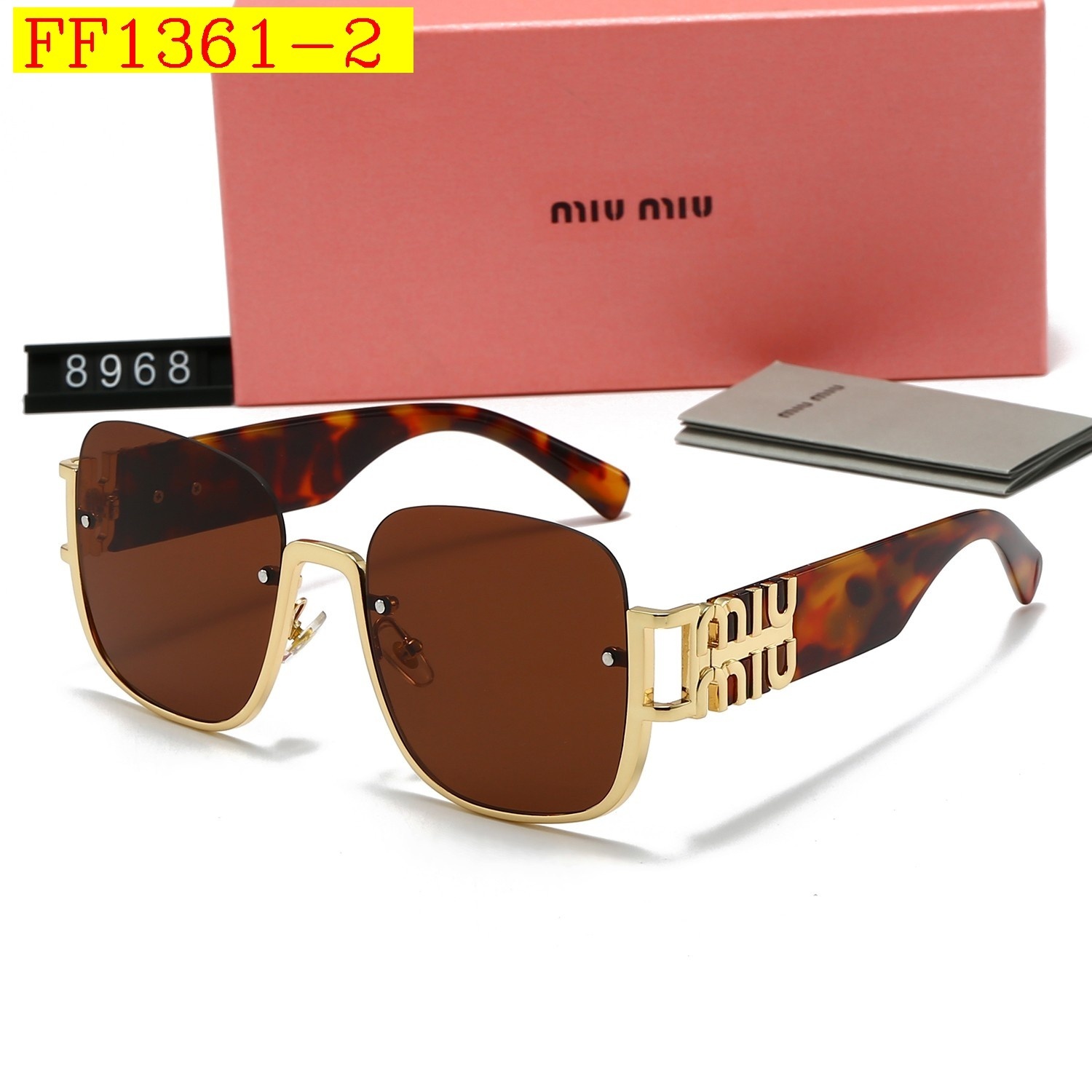 19$ miumiu 8968 Polarizer Sunglassess With Box 8544 FF1361 gallery