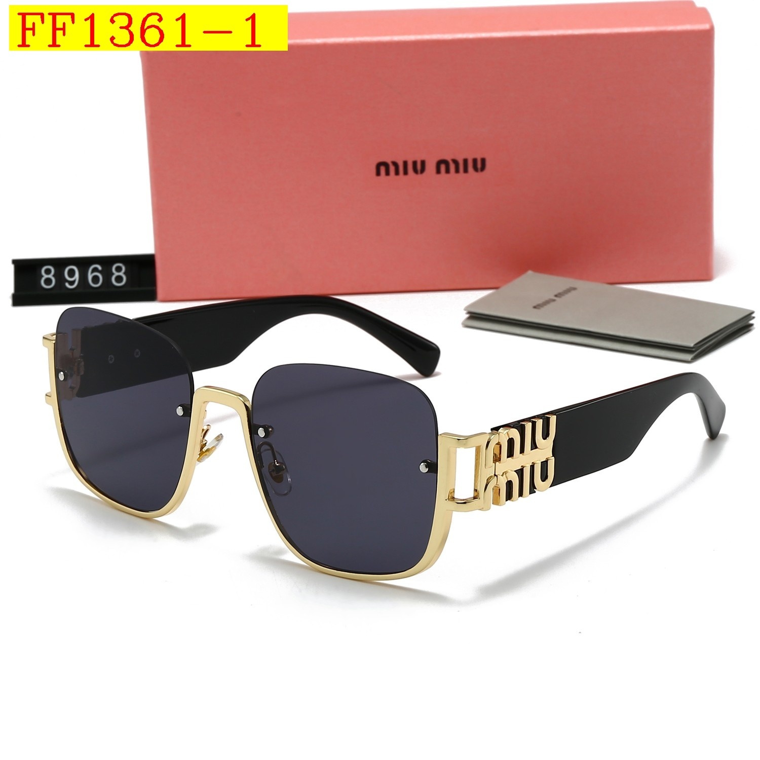 19$ miumiu 8968 Polarizer Sunglassess With Box 8544 FF1361 gallery