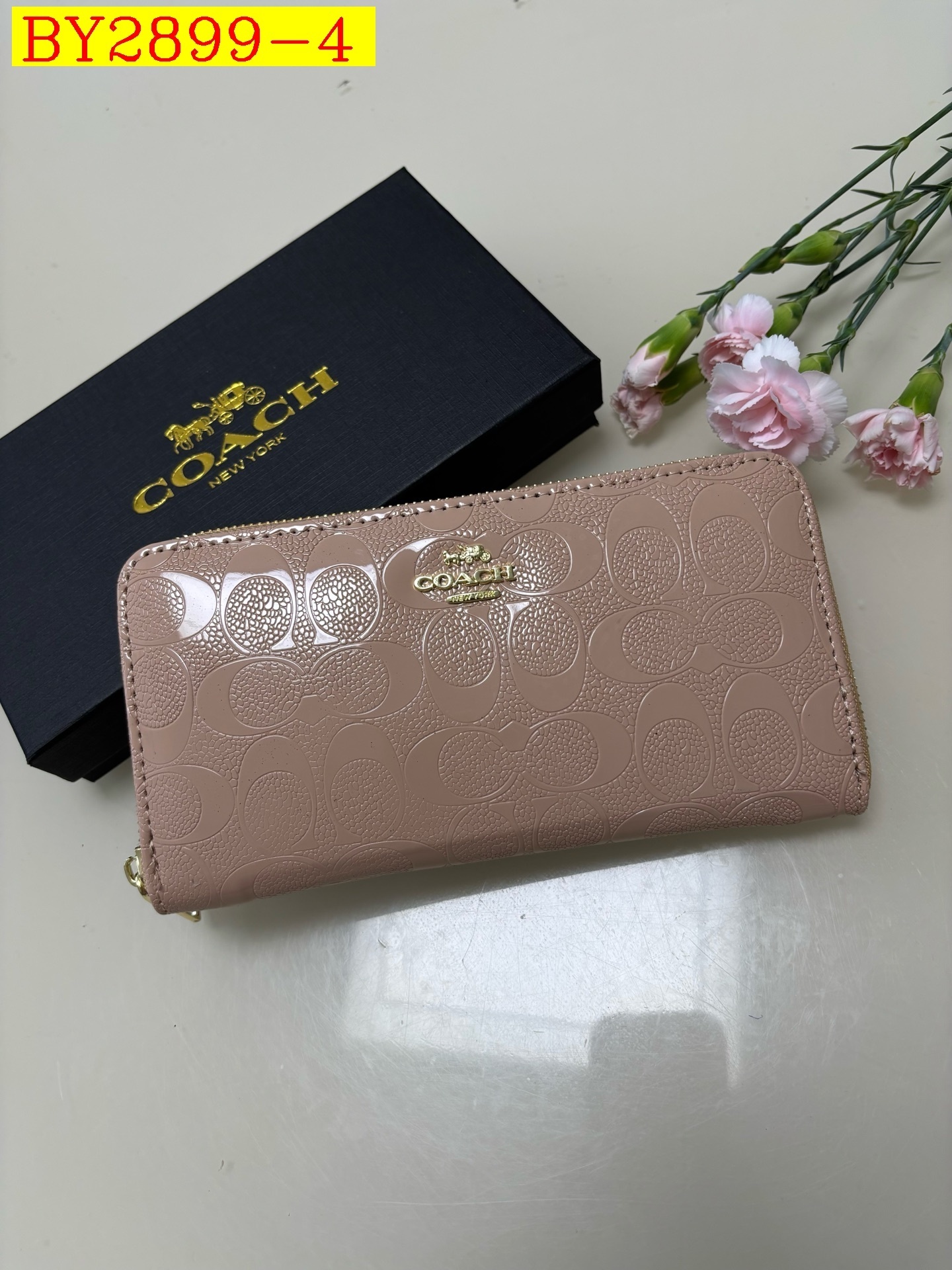 20$ COACH 403 Wallet size 21x11x3 cm 2604 BY2899 gallery