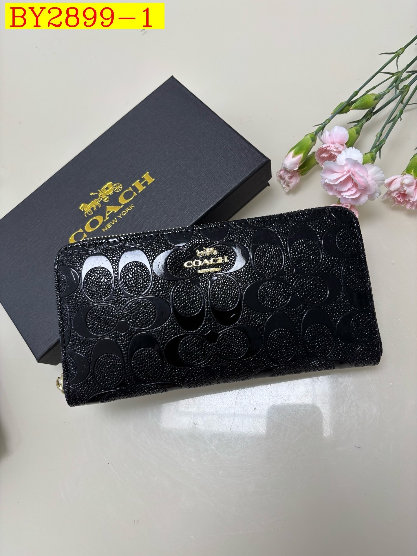 20$ COACH 403 Wallet size 21x11x3 cm 2604 BY2899 gallery