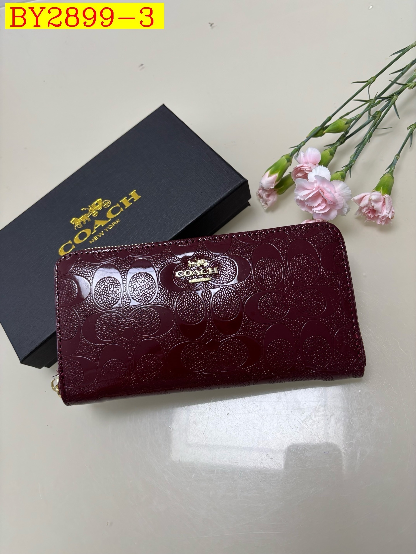 20$ COACH 403 Wallet size 21x11x3 cm 2604 BY2899 gallery