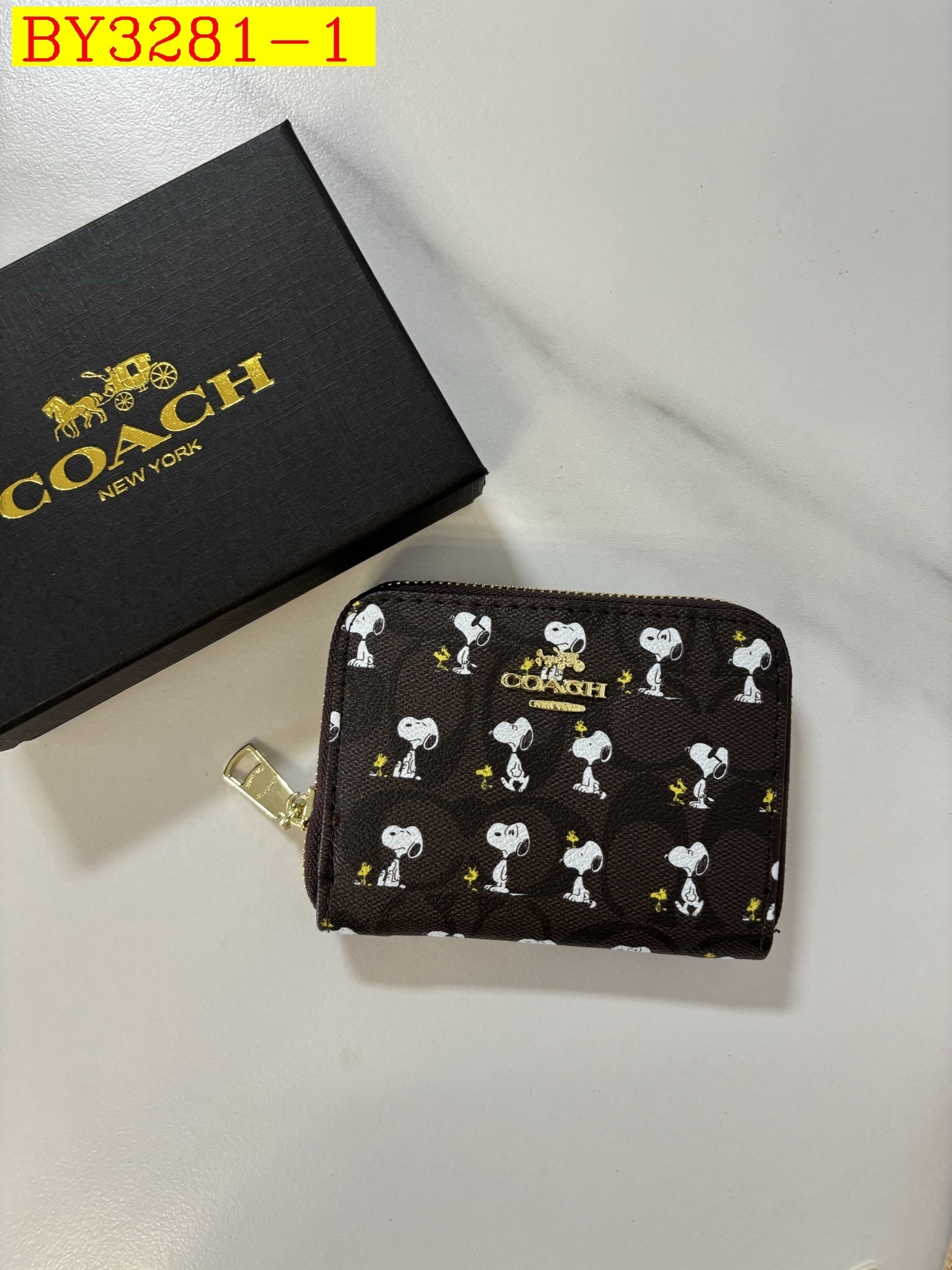 20$ Coach 342 Wallet size 12x10x3 cm 1518 BY3281 gallery