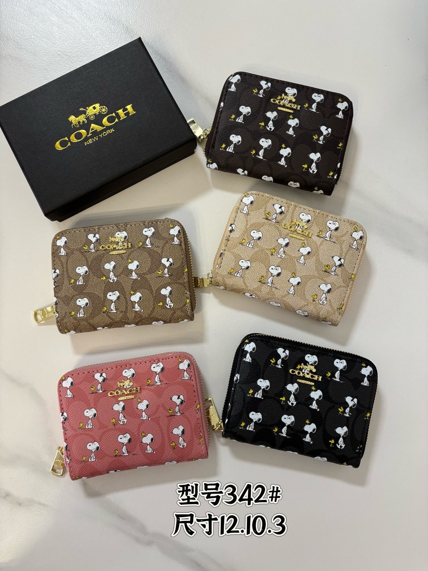 20$ Coach 342 Wallet size 12x10x3 cm 1518 BY3281 gallery