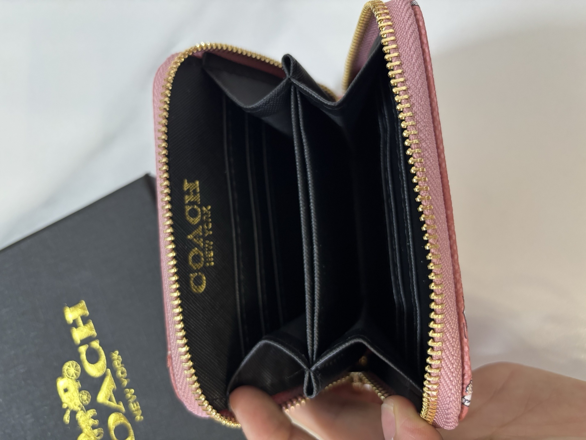 20$ Coach 342 Wallet size 12x10x3 cm 1518 BY3281 gallery