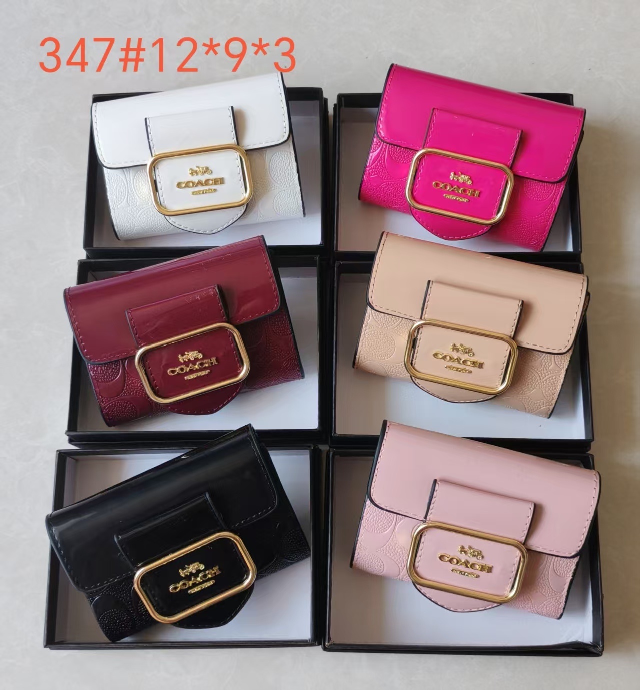 20$ Coach 347 Wallet size 12x9x3 cm 2546 BY3287 gallery