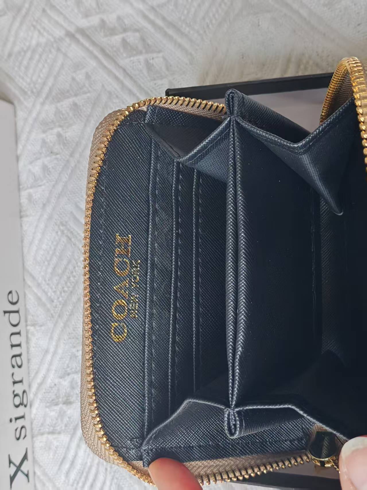 20$ Coach 402 Wallet size 12x9x3 cm 8596 BY3293 gallery