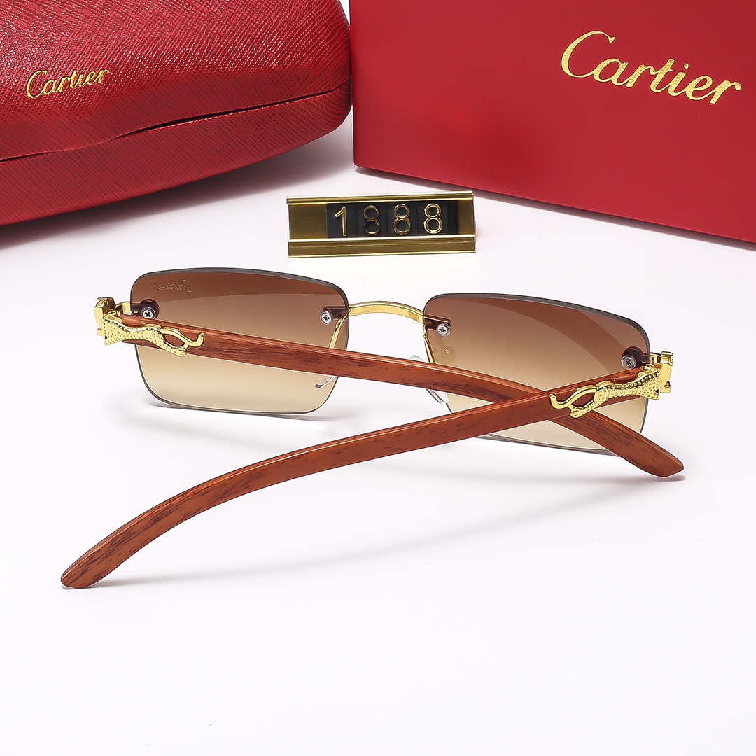 20$ cartier Sunglassess With Box 2616 FF1397 gallery