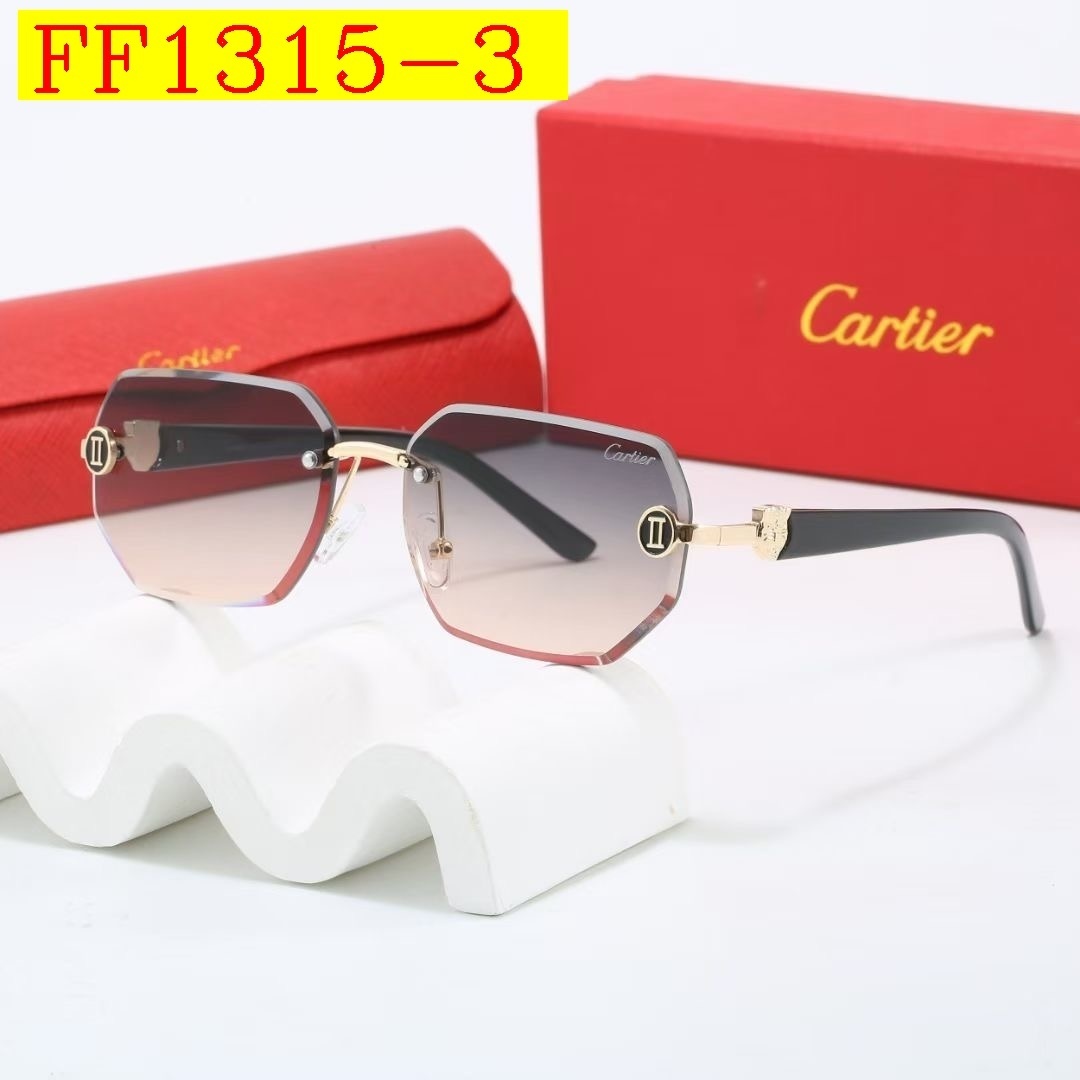 20$ cartier Sunglassess With Box 8620 FF1315 gallery