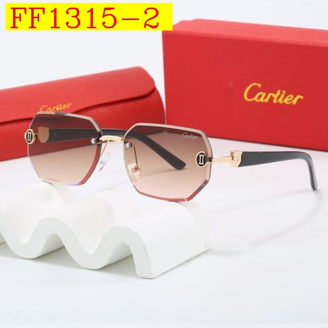 20$ cartier Sunglassess With Box 8620 FF1315 gallery