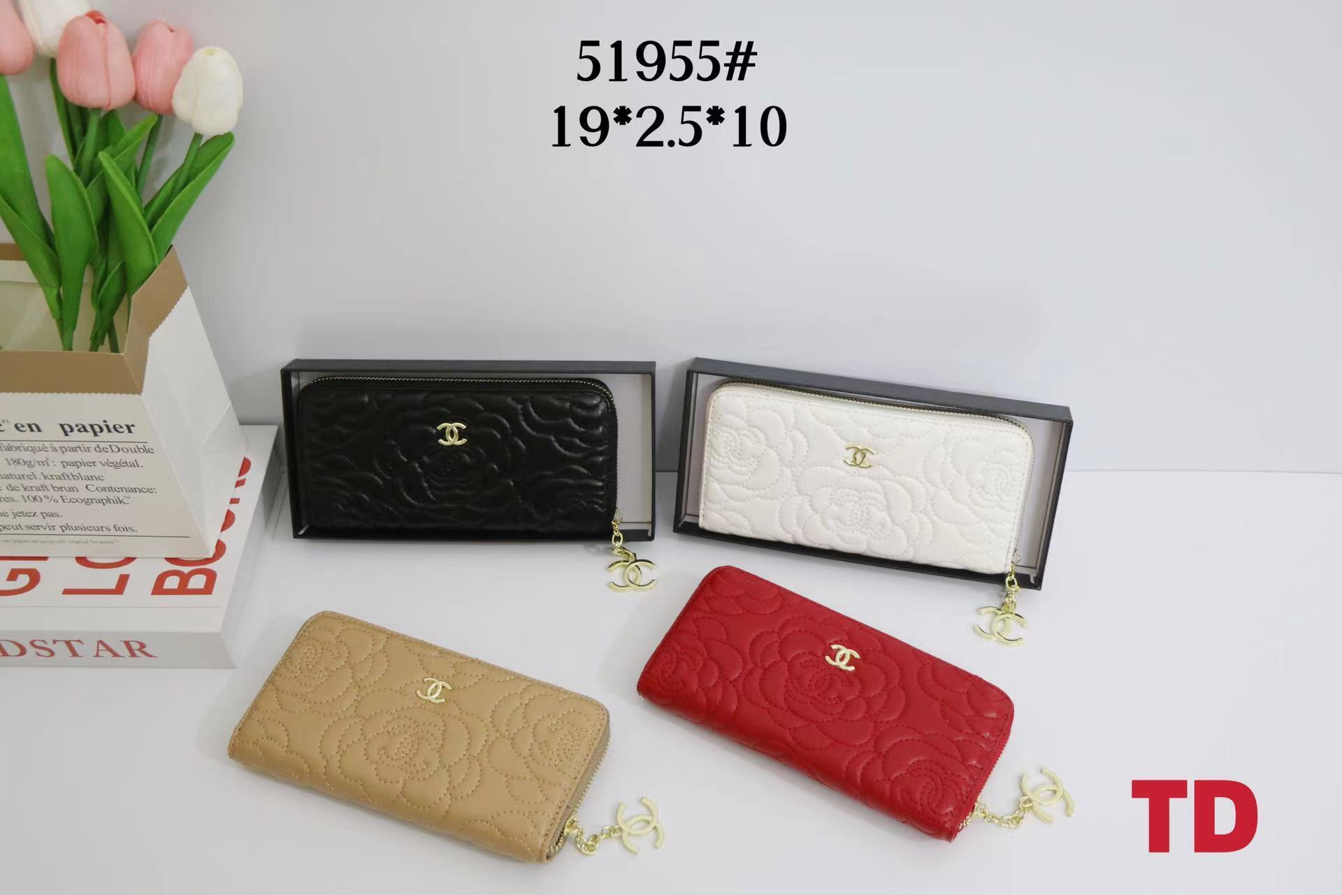 21$ CHANEL 51955 Wallet size 19X2X10 cm 7630 BR2130 gallery