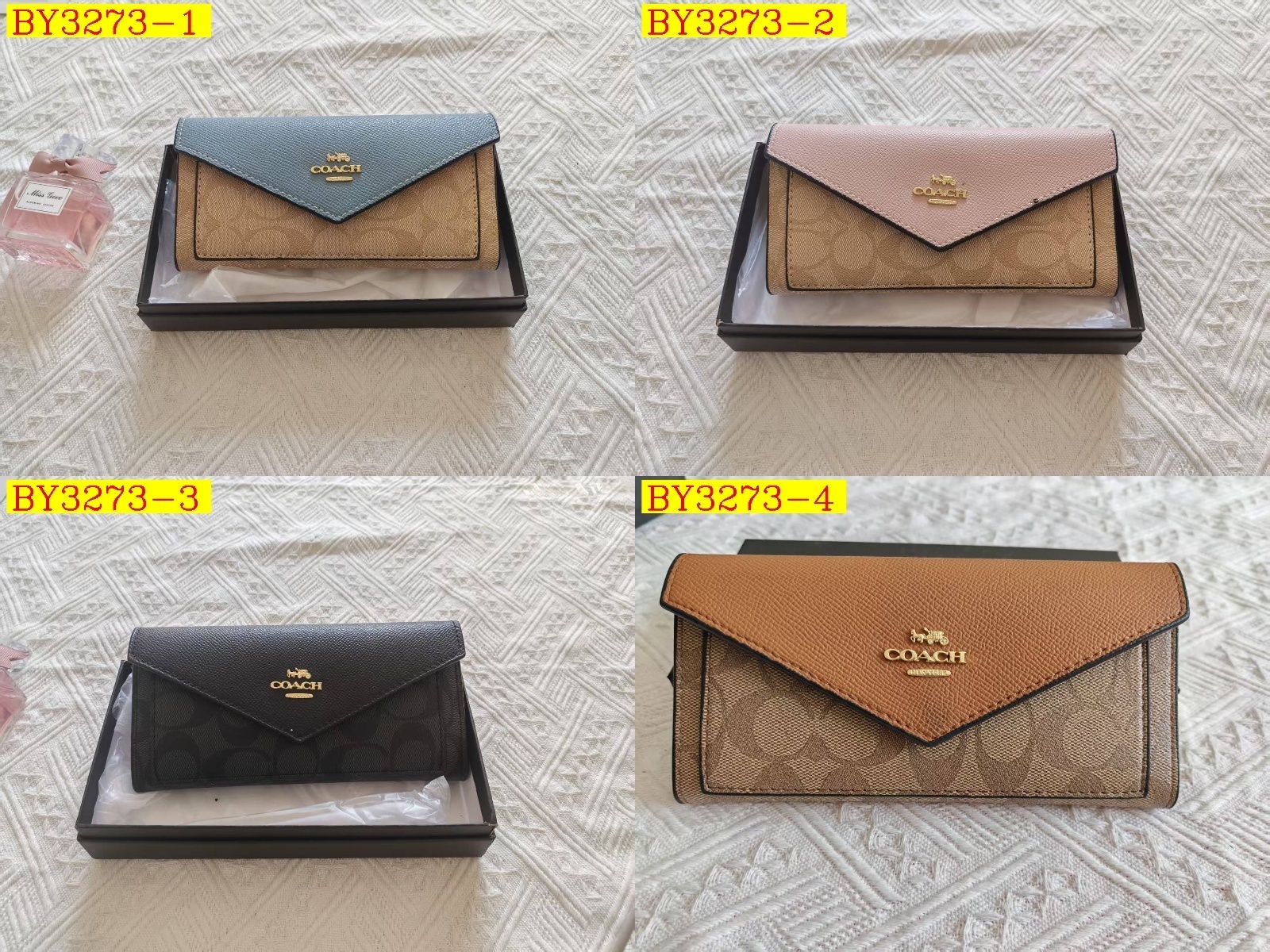 21$ Coach 3008 Wallet size 19x2x9 cm 0508 BY3273 gallery