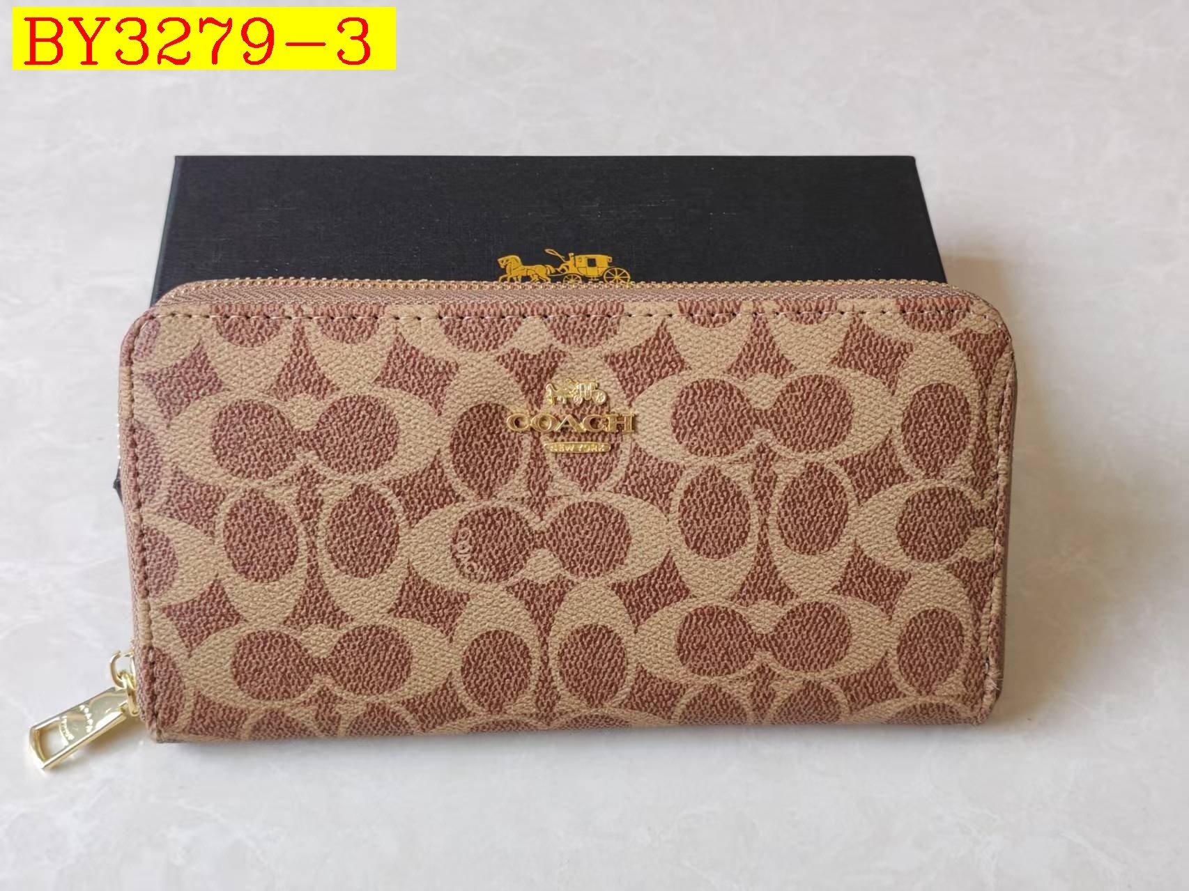 21$ Coach 341 Wallet size 20x3x11 cm 9518 BY3279 gallery