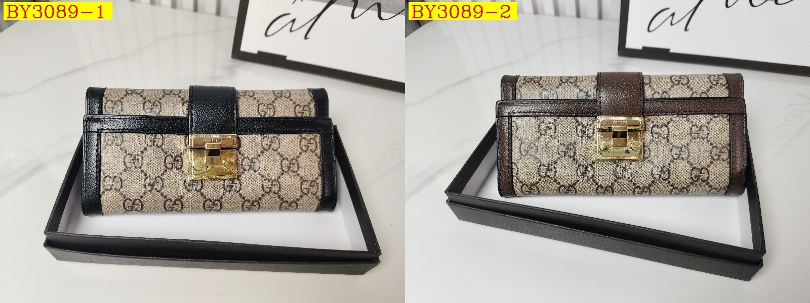 21$ GUCCI 8063 Wallet size 19x9x2 cm 2598 BY3089 gallery