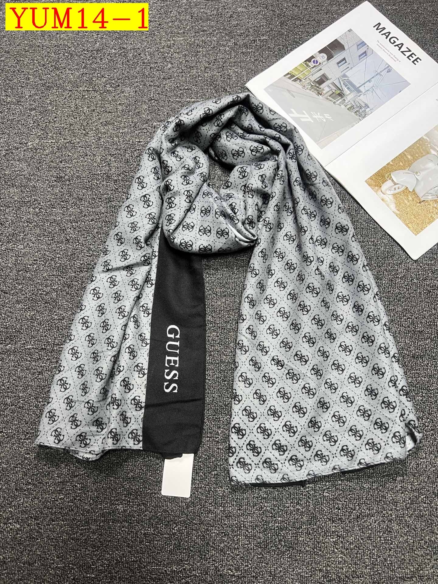 21$ GUESS Scarf size 65x190 cm 7626 YUM14 gallery