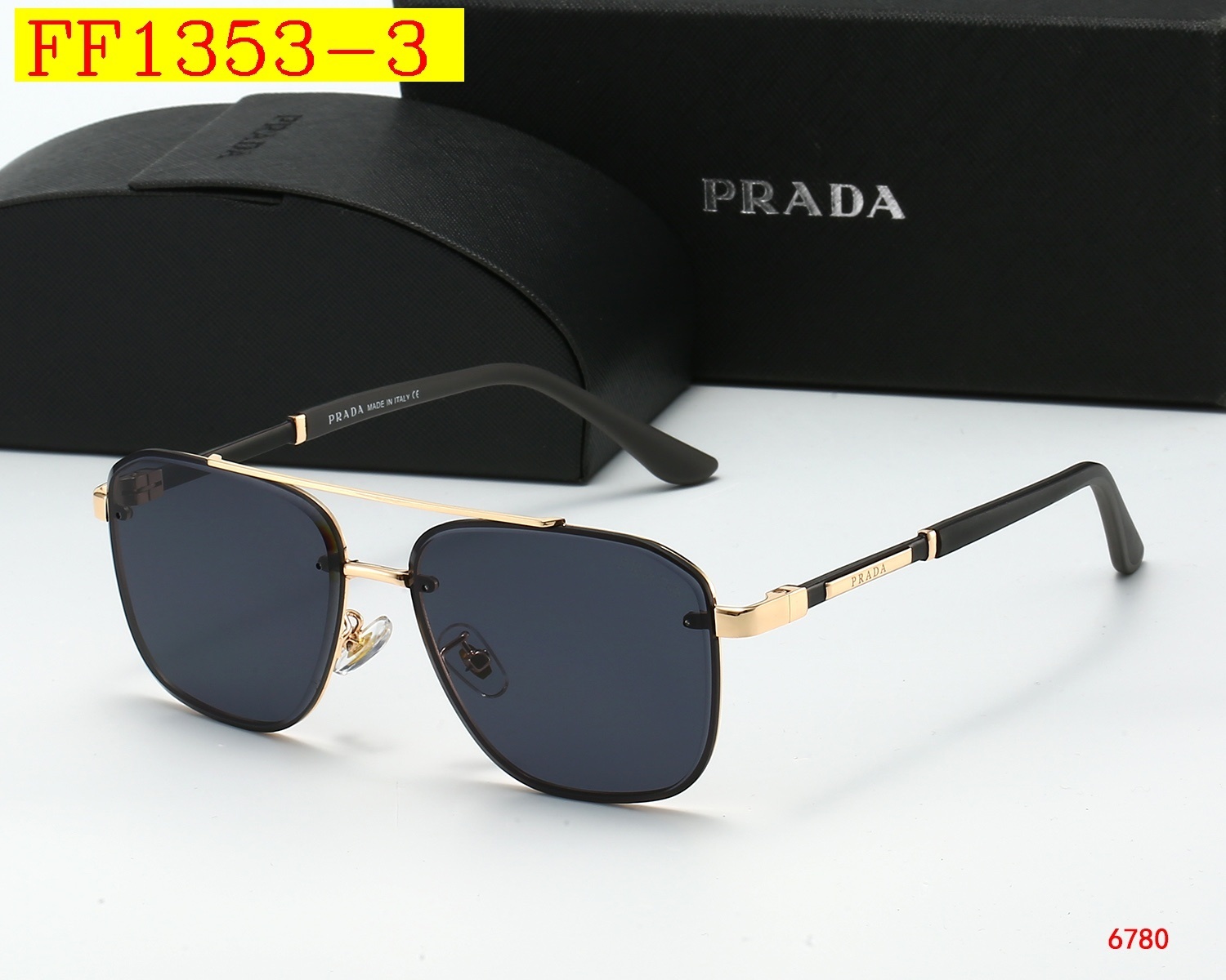 21$ PRADA 6780 Sunglassess With Box 6658 FF1353 gallery