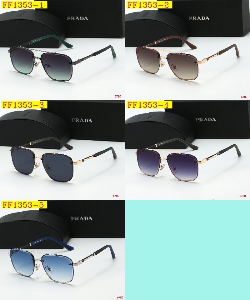 21$ PRADA 6780 Sunglassess With Box 6658 FF1353 gallery