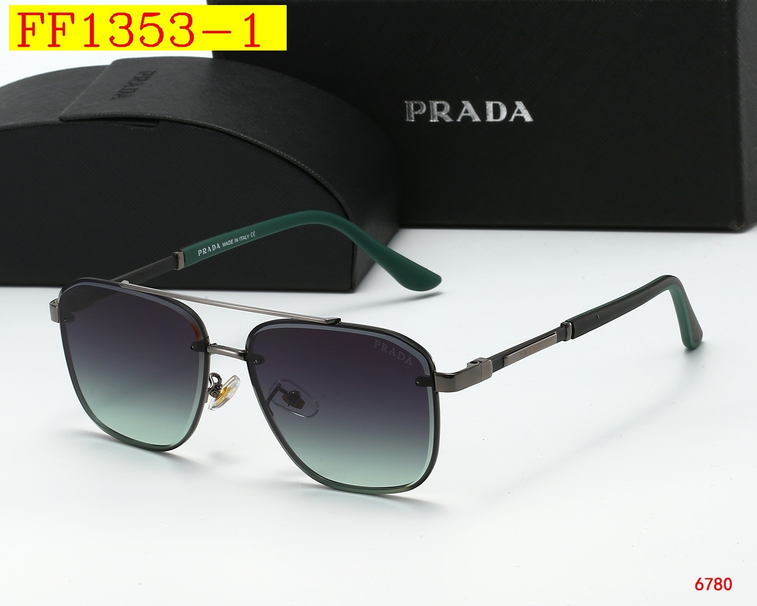 21$ PRADA 6780 Sunglassess With Box 6658 FF1353 gallery