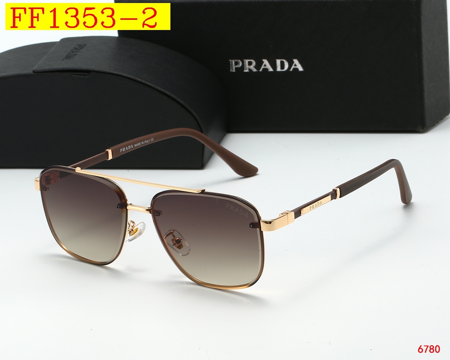 21$ PRADA 6780 Sunglassess With Box 6658 FF1353 gallery