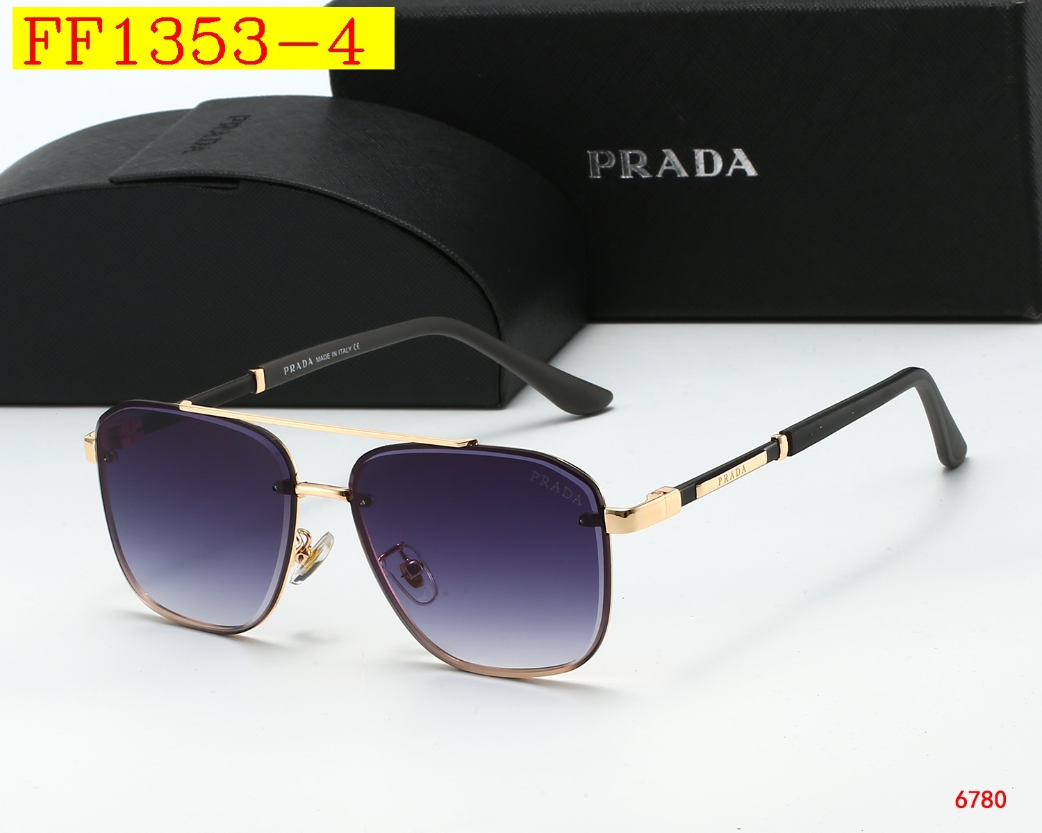 21$ PRADA 6780 Sunglassess With Box 6658 FF1353 gallery