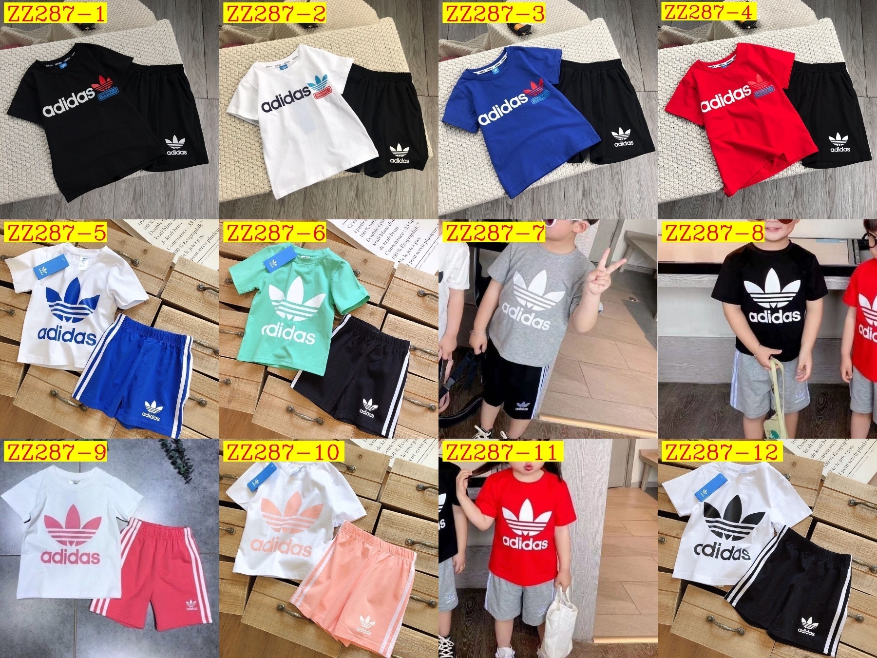 21$ adidas kids clothes size 100-160 6680 ZZ287 gallery