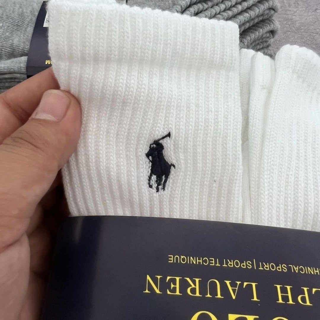 21$ new_dh RALPH LAUREN socks 6pieces lot 90652412308 ZZ93 gallery