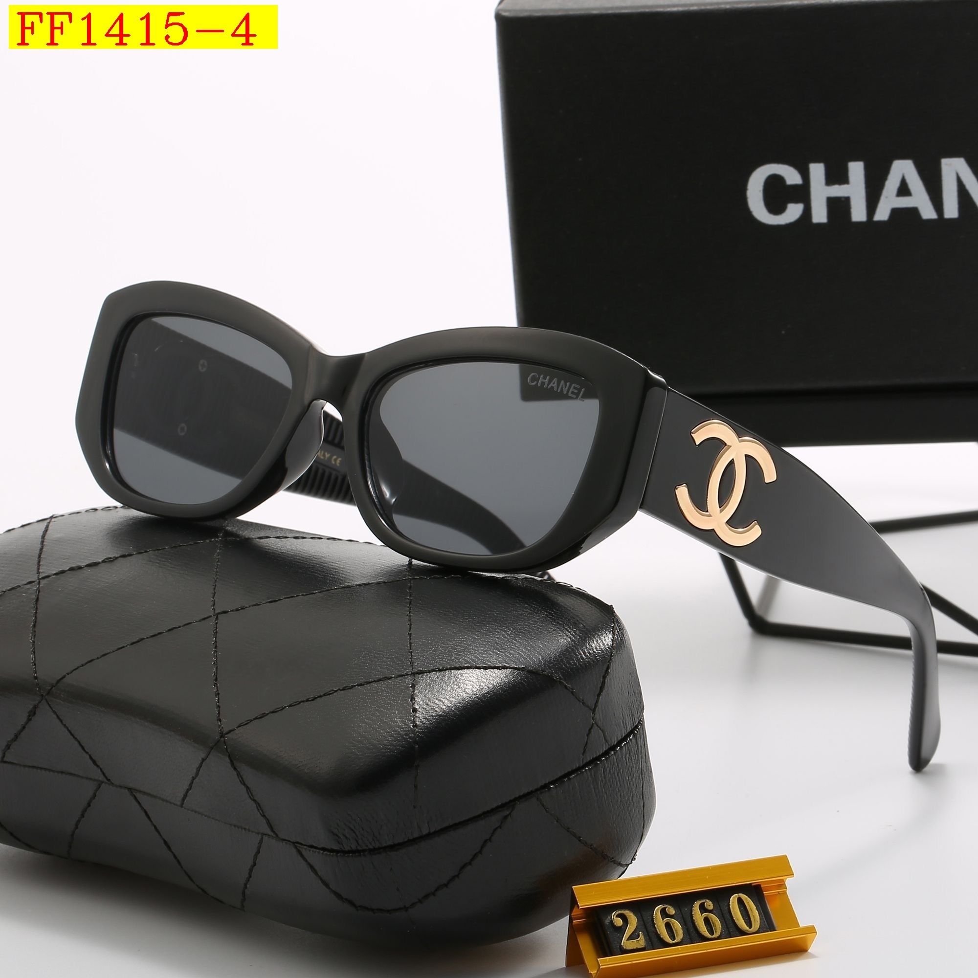 22$ CHANEL 2660 Sunglassess With Box 4750 FF1415 gallery