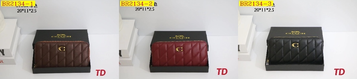 22$ COACH 8196 Wallet size 20X11X2 cm 1780 BR2134 gallery
