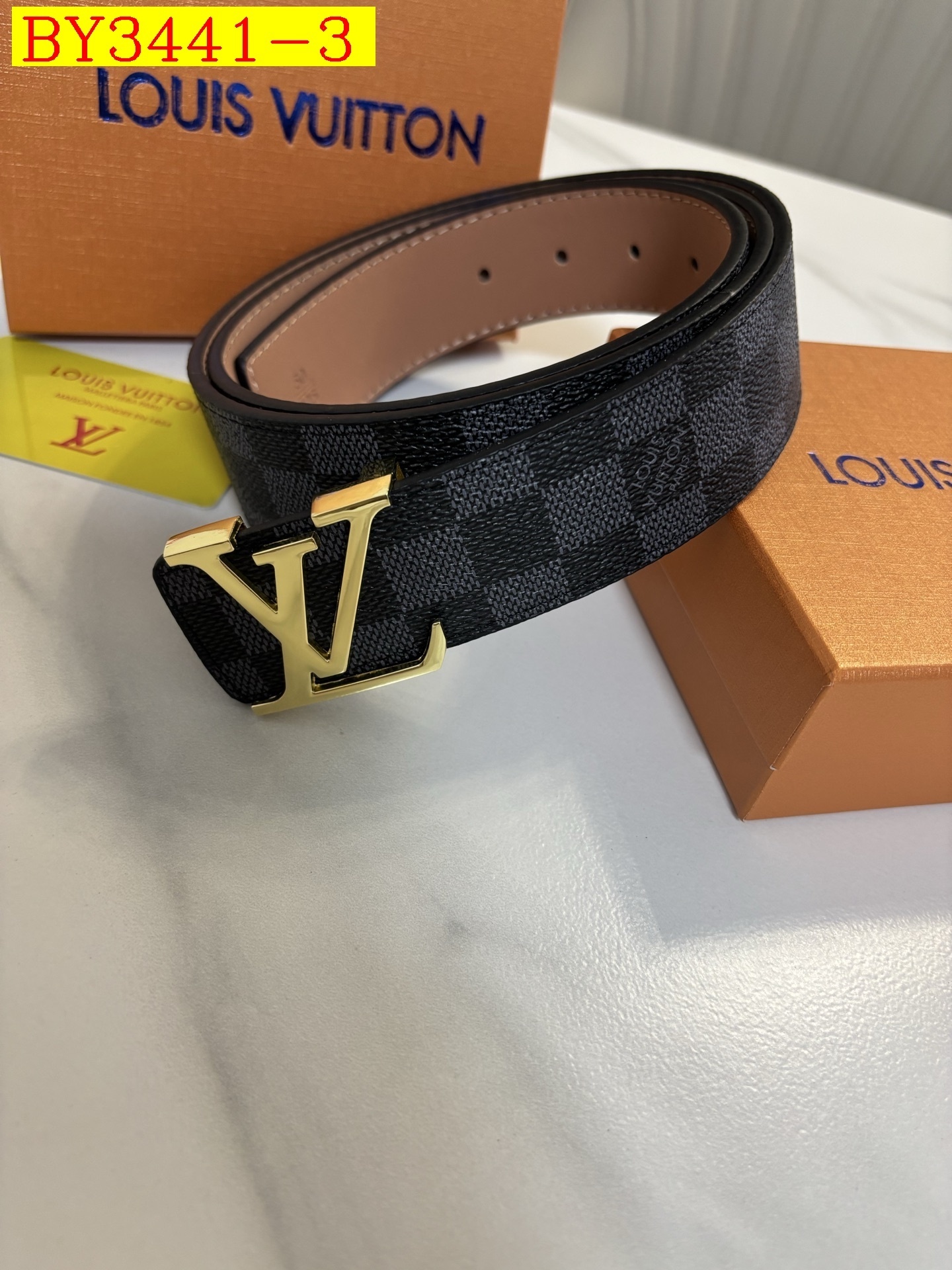 22$ LV Belt width 4cm 7782 BY3441 gallery